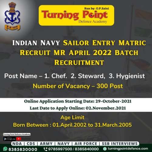 Navy MR Notification 2021