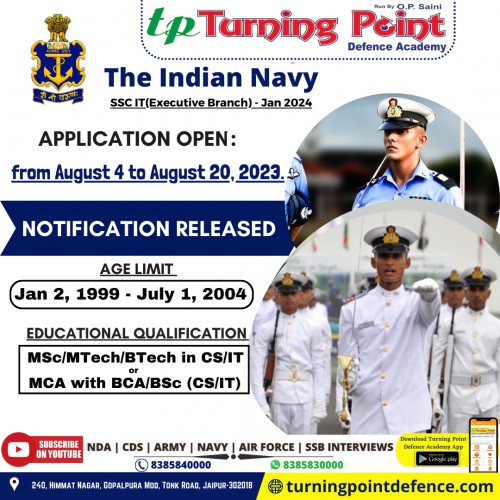 Indian Navy SSC IT Executive 2023